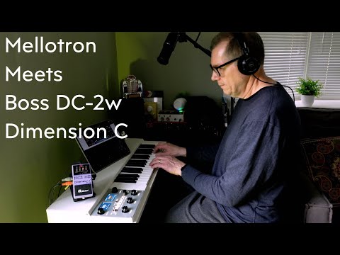 Mellotron Meets Boss DC-2w Dimension C Effects Pedal - Degrees of Subtlety