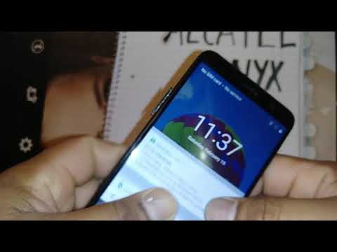 How to Install the nano SIM Card on AlCatel Onyx Model 5008R