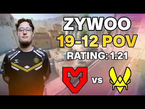 ZywOo (19-12) MOUZ vs Vitality (Dust2) | BLAST Open Lisbon 2025 | PRO POV