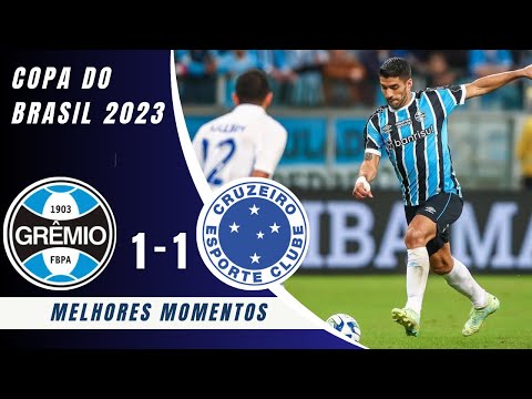 SUAREZ FEZ UM GOLAÇO Grêmio 1 x 1 Cruzeiro • Melhores Momentos | Copa do Brasil 2023