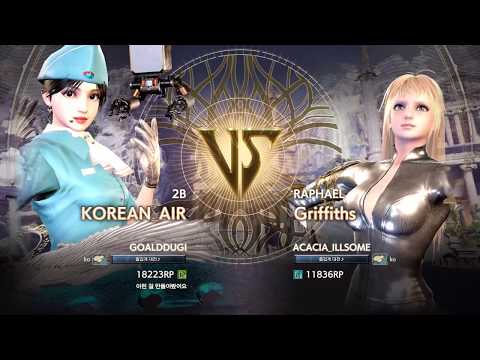 SOULCALIBUR 6 ACACIA(E2 RAPHAEL) vs GOALDDUGI(D3 2B) 1 Jan, 2019