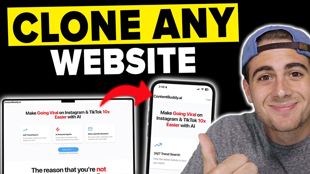 This NEW AI Agent Lets You Clone Any App or Website in Minutes (no coding needed)