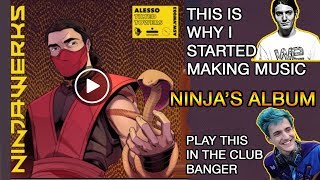 Ninja Talks To Alesso Making His song *Tilted Towers*