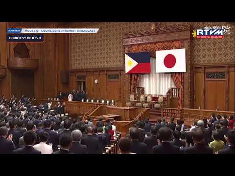FULL TEXT: Marcos’ address before the National Diet of Japan