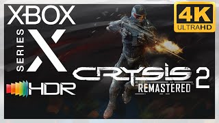 [4K/HDR] Crysis 2 Remastered / Xbox Series X Gameplay