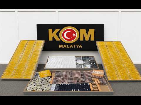 Malatya'da gümrük kaçağı sigara ele geçirildi