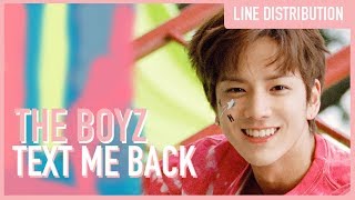 The Boyz - Text Me Back (Line Distribution)