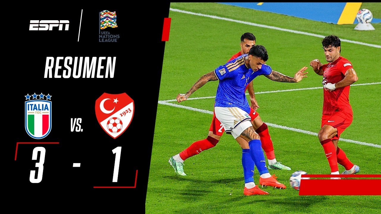 LA ITALIA DE MANCINI ESTÁ IMPARABALE, SUPERÓ A TURQUÍA POR LA FECHA 4| Italia 3-1 Turquía | RESUMEN