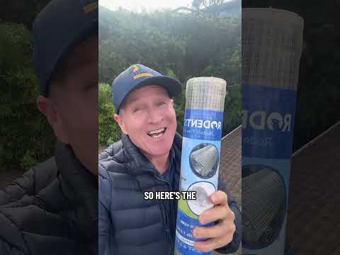 How to RODENT PROOF your roof...