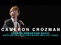CAMERON CROZMAN | JOHANN SEBASTIAN BACH: SUITE FOR CELLO NO. 6 IN D MAJOR, BWV 1012 - GIGUE