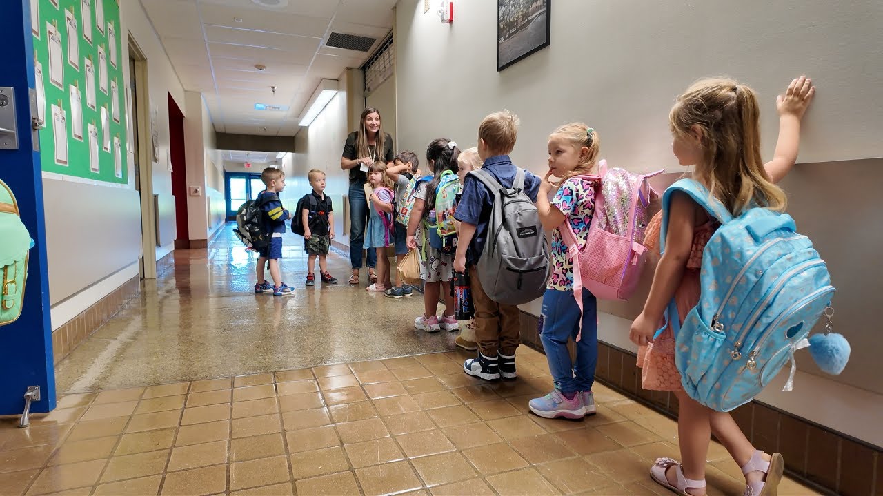 First Day of Preschool at Whitman Elementary