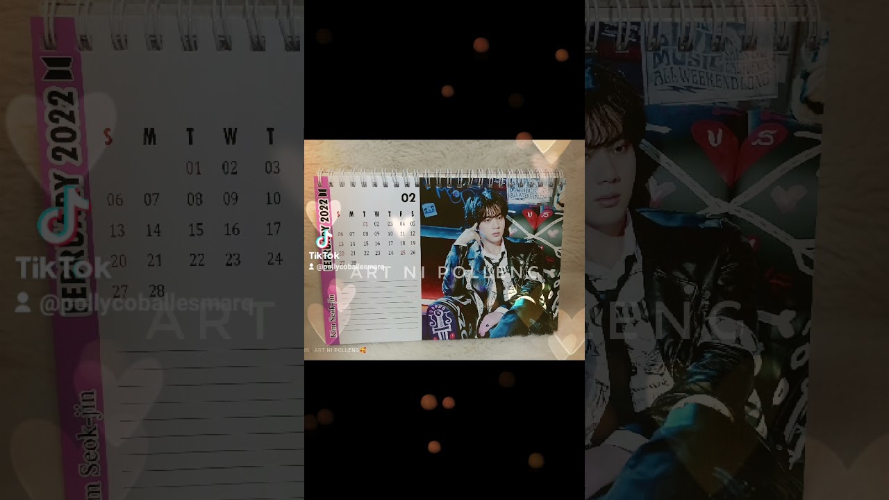 2022 Jin focus Desk Calendars by art ni polleng