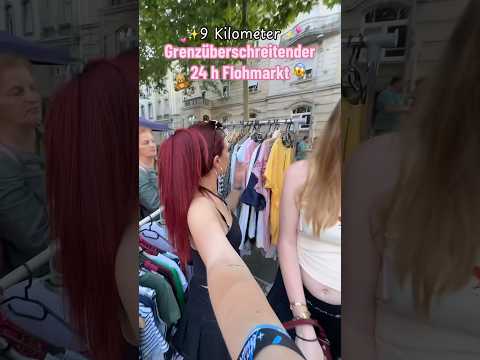 My FIRST flea market!😱💸 24-hour flea market in Konstanz💫 | Flea market vlog🛍️ #fleamarket #shopping