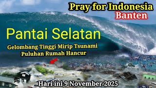Download lagu BARU SAJA GELOMBANG TINGGI MIRIP TSUNAMI SAPU BANTEN HARI INI, GELOMBANG TINGGI BANTEN 2025 mp3