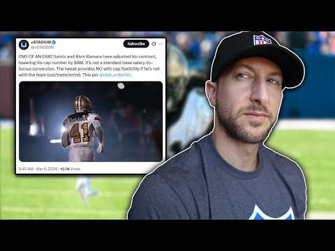 What the Alvin Kamara Contract Restructure Means for Saints Free Agency | James Skrmetta Reacts