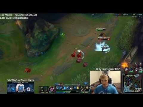 1v1 Outplay Goldenglue ( Weeaboo Riven )