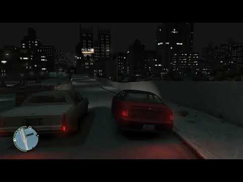 Atmosphere of GTA IV at night and The Journey radio