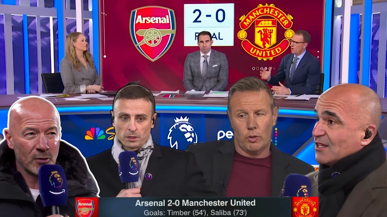 "Arsenal vs Man Utd 2-0: Amorim’s First Loss! Berbatov, Shearer & Martinez Match Analysis!"