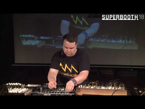 XTront playing a Gesprächskonzert for VERMONA @SUPERBOOTH18