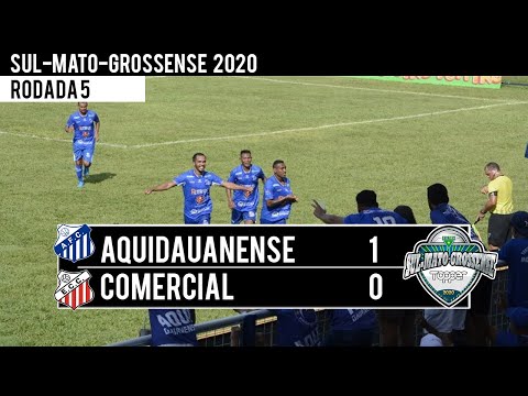 GOL: AQUIDAUANENSE 1x0 COMERCIAL - CAMPEONATO SUL-MATO-GROSSENSE 2020 - 16/02/2020