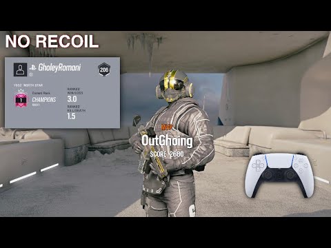 THE *𝗕𝗘𝗦𝗧* NO RECOIL AIM SETTINGS TO GET CHAMPION ON CONTROLLER (PS5/XBOX) - Rainbow Six Siege