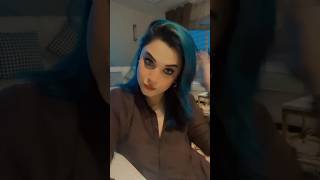 Tere bin OST | Blue Hair Don’t Care | Colourful Hair #soniarao #shorts #shortsvideo