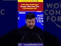 Zelenskiy Challenges Europe: ‘Why Can’t You Curb Russian Oil?’ #zelensky #trump #davos #shorts - Video