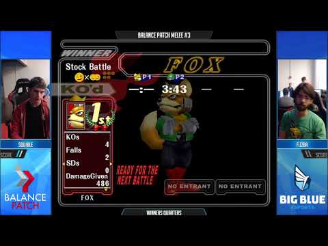 Balance Patch Melee 3 - squible vs. FizzBA - Winners Quarters