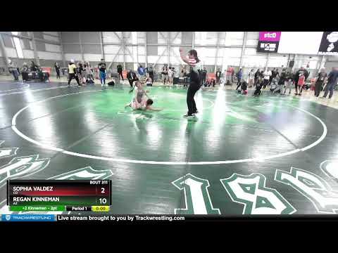 65 Lbs Quarterfinal - Sophia Valdez, CO Vs Regan Kinneman, AZ 801f