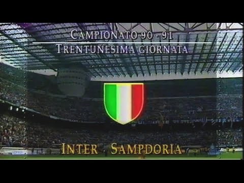 Inter-Sampdoria 0:2, 1990/91 - Sky Sports (eng) sintesi