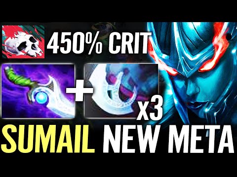 🔥 SUMAIL Phantom Assassin Diffusal Blade NEW META — 450% Crit + Manta GODLIKE Carry Dota 2 Pro