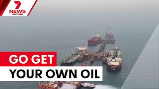 Trump tells NATO allies to secure Strait of Hormuz themselves | 7NEWS 