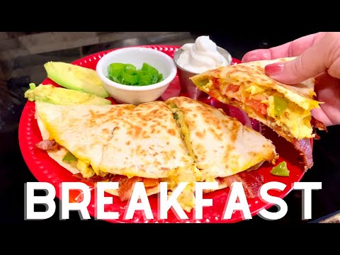 Breakfast Quesadilla recipe EASY | Breakfast Quesadilla on the go!
