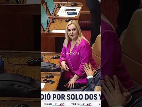 Así reacionó Pamela Jiles tras enterarse que perdió presidencia de la Cámara de Diputados