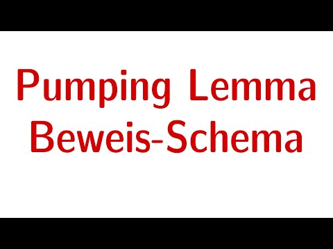 Pumping Lemma - Proof Scheme