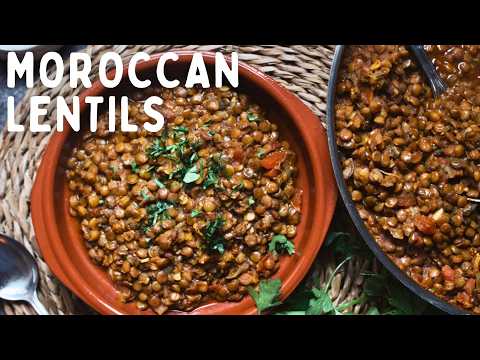 Moroccan Lentils |  Easy One Pot VEGAN Recipe 🇲🇦