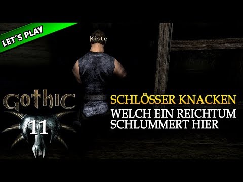 GOTHIC 1 [Let's Play] #011 ⭐ SCHLÖSSER KNACKEN BEI NACHT | Gameplay Deutsch/German