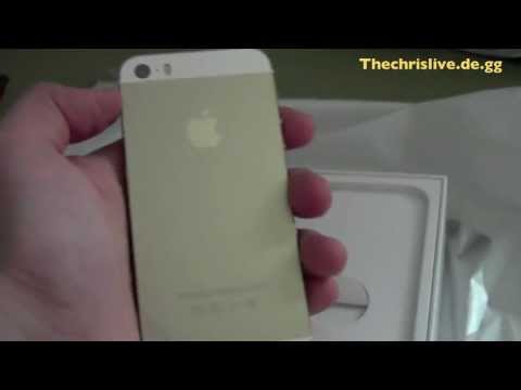 iPhone 5S Gold Unboxing Deutsch