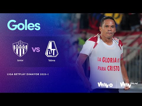 Junior vs. Tolima (goals) | Liga BetPlay Dimayor 2023-2 | Quadrangulars - Matchday 6