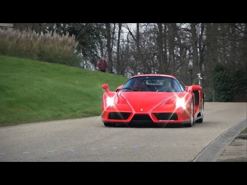 LOUD Ferrari Enzo huge revvs and accelerations!