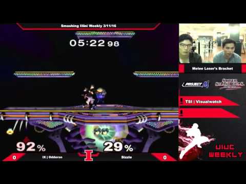 [Smashing Illini Weekly] IX | Odderon (Sheik) vs. Sizzle (Marth) SSBM Singles
