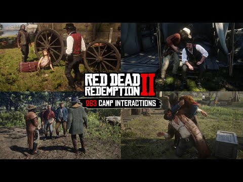 All Camp Interactions in Red Dead Redemption 2 (RARE Moments) - All Chapters