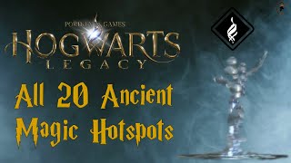 Hogwarts Legacy - All 20 Ancient Magic Hotspot Locations