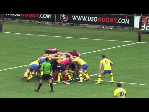 TOP 14 - Oyonnax - Clermont : 24-41 - ESSAI David STRETTLE (CLE) - Saison 2015/2016