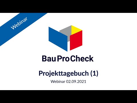 Webinar "Grundschulung - Projekttagebuch (1)" | 02.09.2021