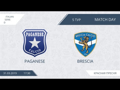 AFL19. Italy. Serie D. Day 5. Paganese - Brescia