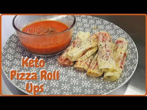 Keto Pizza Roll Ups| Quick Appetizer