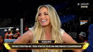 Trish Stratus on the Evolution Post-Show