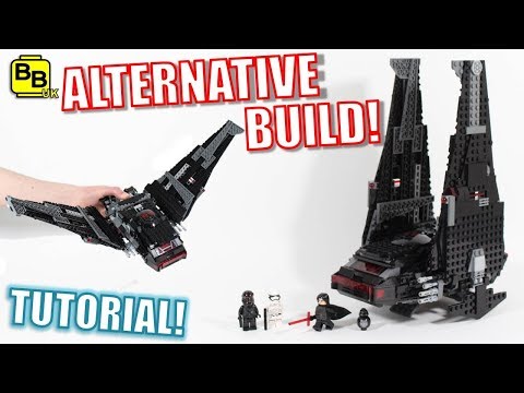 LEGO STAR WARS 75179 ALTERNATIVE BUILD KYLO REN'S SHUTTLE! Video