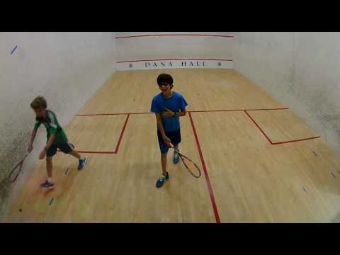 Cross Courts Squash Match Play - Jason vs Sam